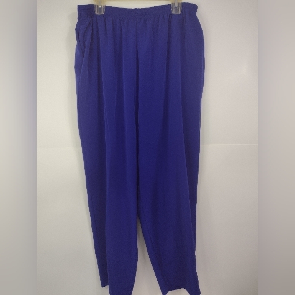 Maggie Sweet pants. Vintage pull on. Granny pants high rise. Size (1X) - Picture 3 of 9
